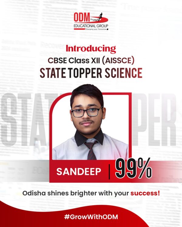 CBSE XII Science State Topper